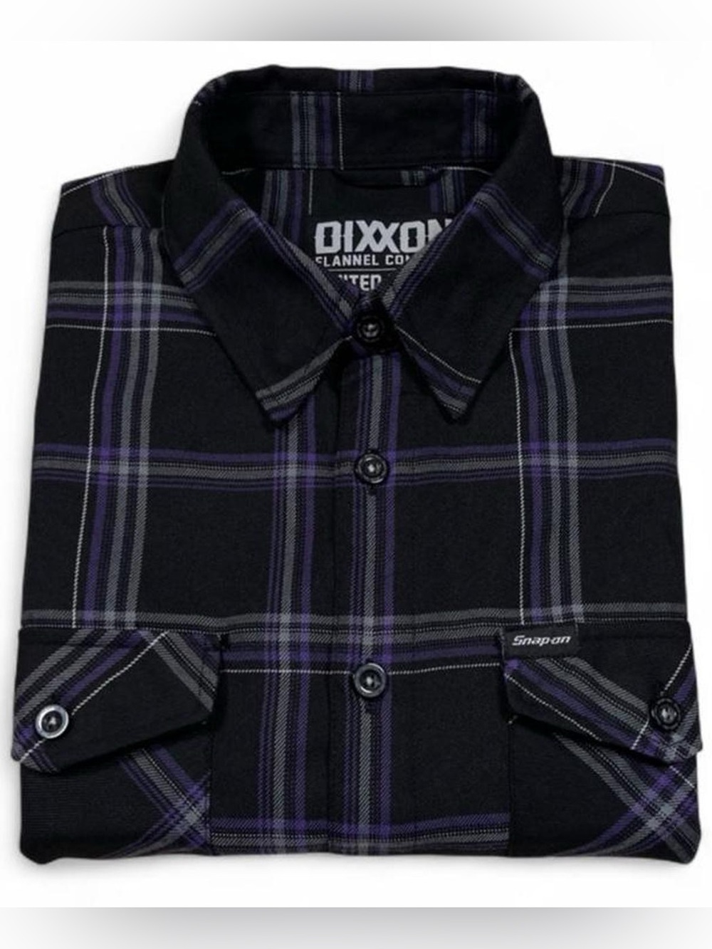 NWOT! Dixxon Flannel Limited Edition x Snap-On Tool Black Plaid Shirt Men’s M